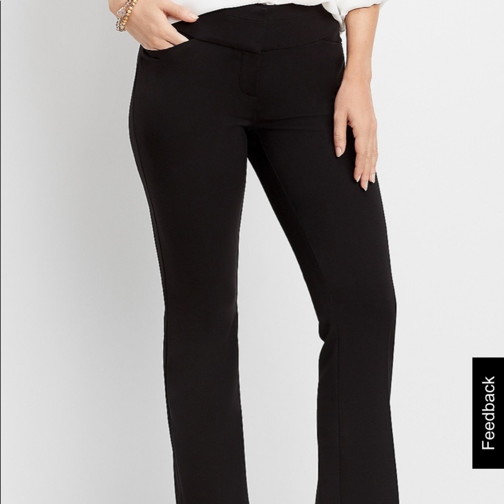 Black Boot Cut Dress Pants